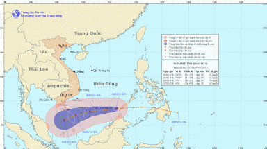  Bão số 1 cách đảo Trường Sa Lớn khoảng 470km 