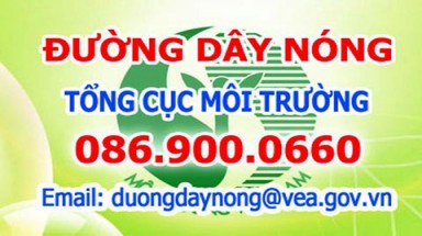  Đường dây nóng Ngành Tài nguyên và Môi Trường