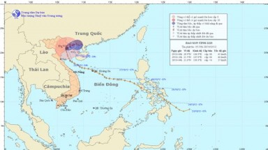  Tin cơn bão số 8: Khu vực các tỉnh ven biển phía đông Bắc Bộ mưa to