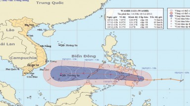  Hôm nay, bão vào biển Đông