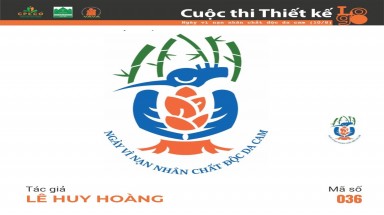  Tác phẩm tham dự cuộc thi thiết kế Logo "Ngày Vì nạn nhân chất độc da cam (10/8)" mã số 036