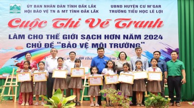 Hội Bảo vệ TN & MT tỉnh Đắk Lắk tổ chức hội thi vẽ tranh về bảo vệ môi trường năm 2024 